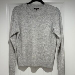 Quince Light Gray Crewneck Sweater
